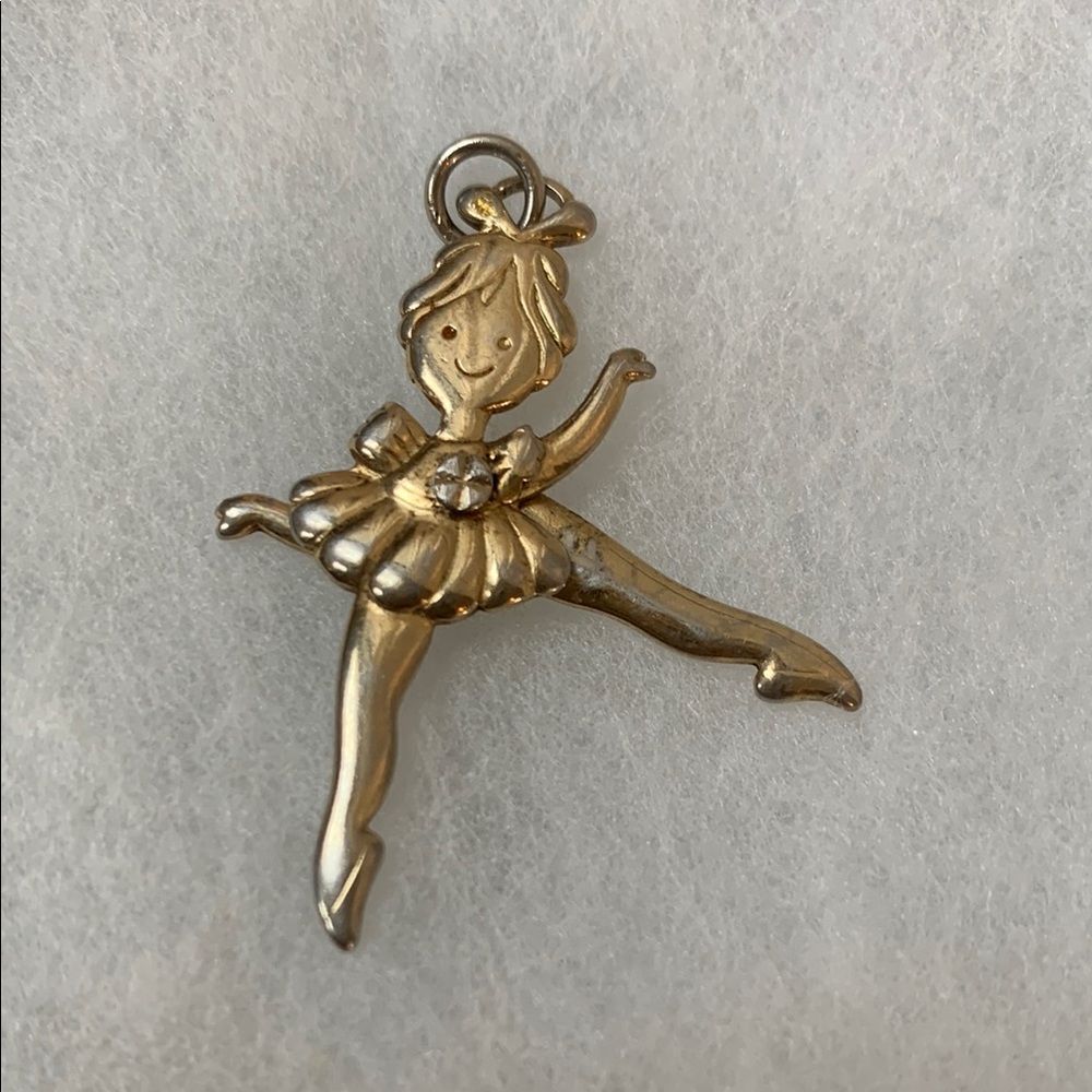Vintage Ballerina Pendant Charm